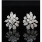 MAGNIFICENT HUGE 15 CARAT ROUND PEAR MARQUISE DIAMOND CLUSTER EARRINGS ~ ROYALTY