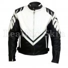 Black Motorcycle Biker Racing Genuine Leather Jacket