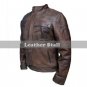 Wesley Gibson Men Brown Leather Jacket