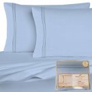 6 Piece: Egyptian Comfort 1800 Series Bed Sheet Set SALE!!! Blue