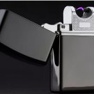 2017 Male gift Arc Lighters metal USB Rechargeable Flameless Electric Black