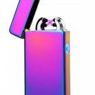 New Double ARC Electric USB Lighter Rechargeable Plasma Purple