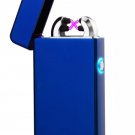 New Double ARC Electric USB Lighter Rechargeable Plasma Blue