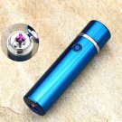 New Design High Quality Smoking Rechargeable Electric Windproof Flameless Cigar Lighter COLOR  BLUE