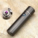 New Design High Quality Smoking Rechargeable Electric Windproof Flameless Cigar Lighter COLOR GREY