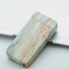 Dual Arc Electric USB Lighter Rechargeable Plasma Windproof Flameless Cigarette Cool COLOR WHITE