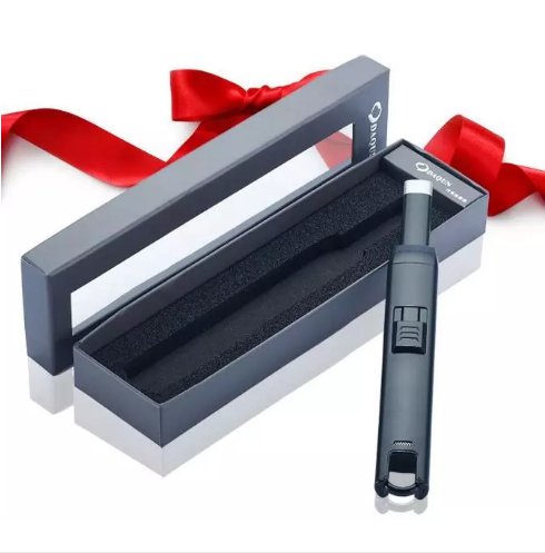 Wholesale-1pcs USB electric BBQ rechareable windproof Lighter as smoking accessary