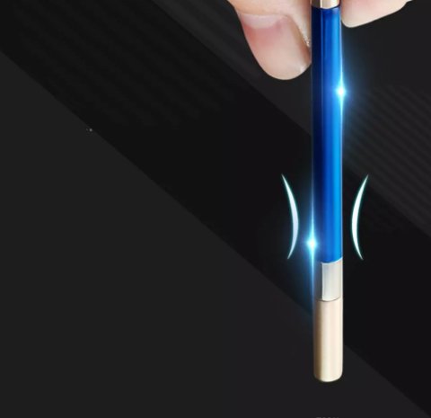 Wholesale New shake a double-sided electric arc USB charging lighter cigarette lighter COLOR BLUE
