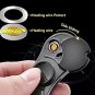 Fidget Spinner lighters Toy hand spinner usb lighter Stress Reducer COLOR BLACK