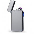New Double ARC Electric USB Lighter Rechargeable Plasma Windproof Pulse Cigarette COLOR  GREY