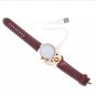 Watch Lighter USB Rechargeable Windproof Flameless Cigar Cigarette Wrist Watches