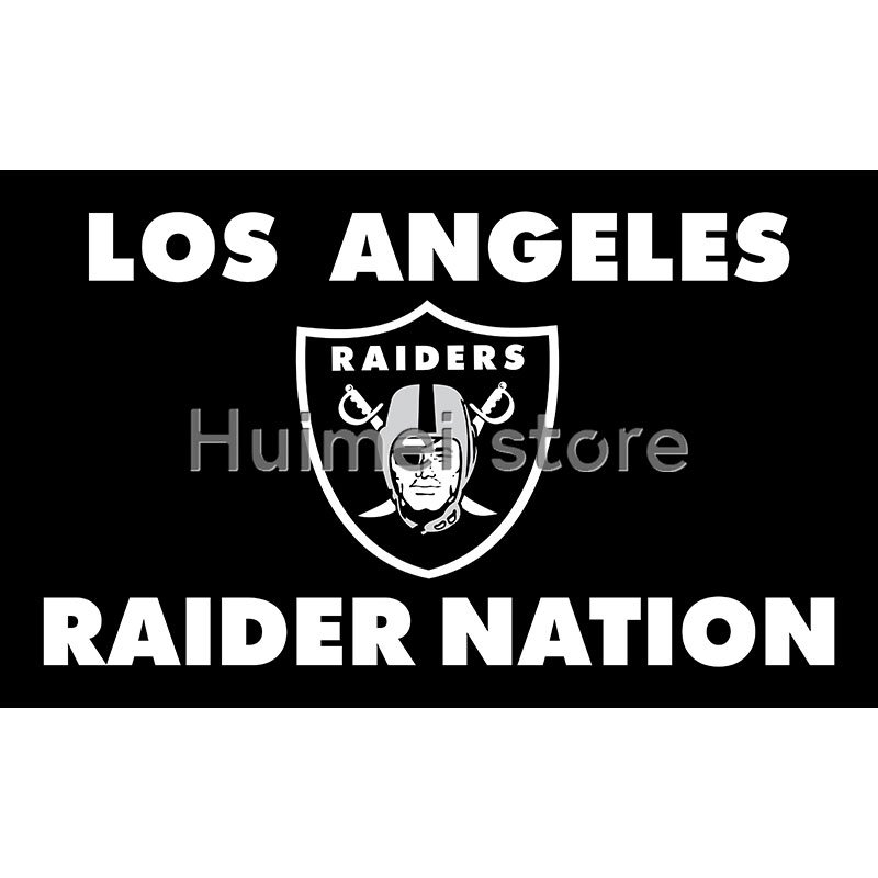 RAIDER NATION FLAG Oakland Raiders Flag 3ft x 5ft Polyester Banner 90x150cm