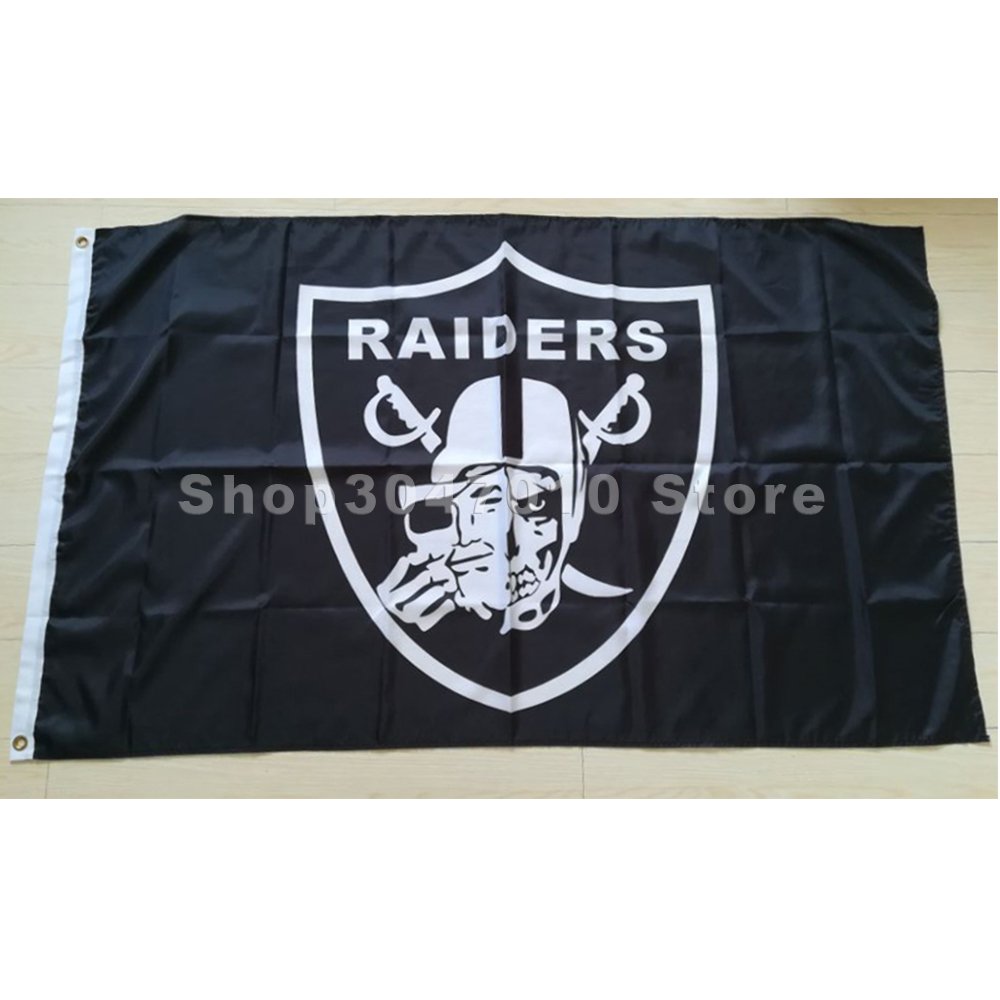 3x5ft Oakland Raiders LOS ANGELES RAIDER NATION Team Banner 100D Polyester The Rest Flag