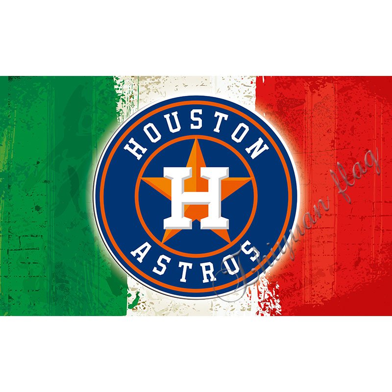 Houston Astros flag 3ftx5ft Banner 100D Polyester Flag metal Grommets