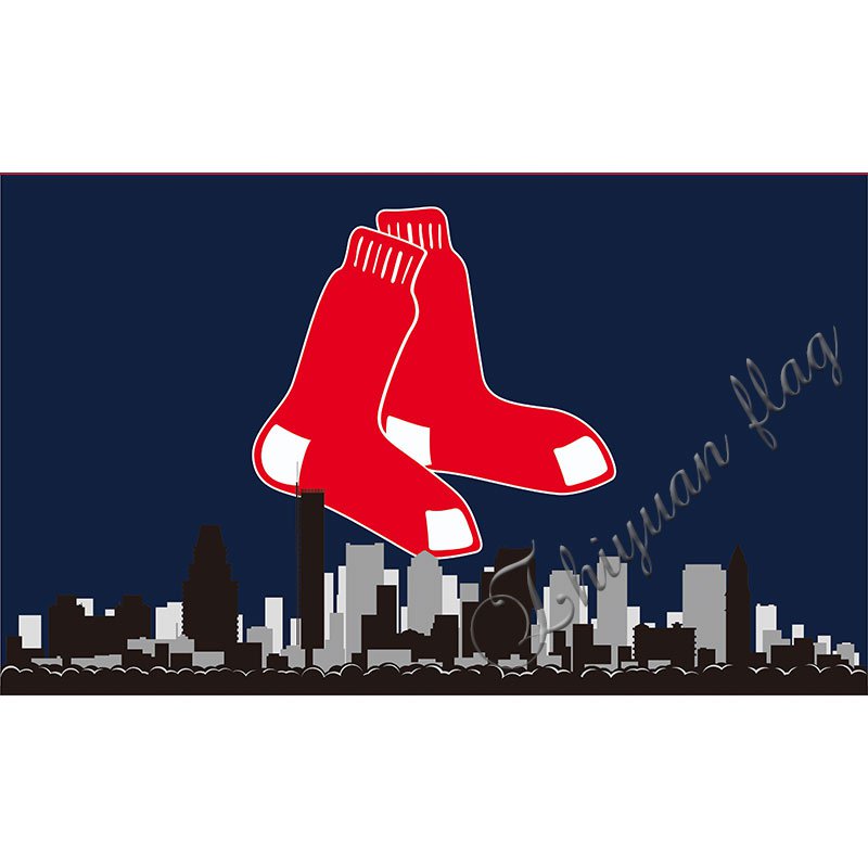 ML*B Boston Red Sox Large Outdoor 3x5 Banner Flag