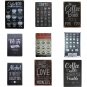 Coffee Menu For Cafe Bar Pub Wall Decor Metal Sign Vintage Home Decor Tin Signs