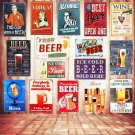 Mix Order Bar BEER Vintage Metal Signs Wall Art Decorative Plates Metal Plaque P