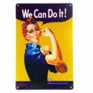 WE Can Do It Vintage Metal Tin Signs Retro Wall Decor Bar Tin Signs Home Decorat