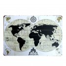Shabby Chic Ancient Maps Wall Decor Metal Tin Sign Cafe Pub Club Gallery Poster