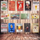 Retro Plaque Drink Beer Metal Tin Sign Home Bar Pub Club Wall Decor Art Poster P