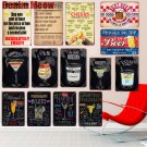 Margarita Plaque Vintage Metal Tin Signs Home Bar Pub Decorative Metal Plates Co