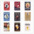 Tiki Bar OPEN Summer BEER Retro Metal Tin Signs Art Plaque Metal Painting Wall S