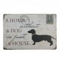 Welcome To Our Wild World Wolves Vintage Metal Tin Sign 20x30cm Wall Decor Plaqu