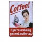 New Style COFFEE Shop Plaque Metal Vintage Tin Signs CAFE Pub Bar Home Decor Fre