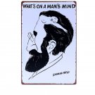 What""s On A Man""s Mind Vintage Home Decor Tin Signs Bar Home Wall Metal Decorati