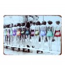 Sexy Lady Shabby Metal Tin Signs Poster Vintage Plaque Iron Wall Art Decor Cafe