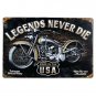 RIDE FREE Motorcycle Retro Plaque Metal Signs BAR Pub Home Garage Decor Decorati