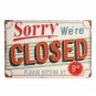 COME IN WE ARE OPEN Metal Tin Signs Vintage Plaque Iron Retro Poster Shabby Chic