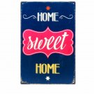 Sweet Home Creative Vintage Home Decor Plaque Art Poster Decor Iron Plate Wall S
