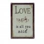 2017 New Work Hard And Be Nice Words Vintage Metal Signs Home Decor Tin Sign Pub