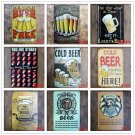13 NEW Styles COLD BEER Retro Plaque Home Bar Decor PUB Cafe Brewery Wall Metal
