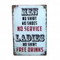 Opportunities Happen You Create Them Tin Signs Vintage Metal Poster Decorative I