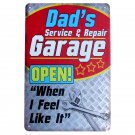 Plaques Dad""s Garage Vintage Metal Tin Signs Motorcycle Bar Pub Club Wall Sticke