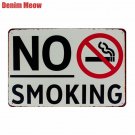 NO SMOKING Vintage Metal Tin Signs Art Posters Wall Stickers for Club Bar Home D
