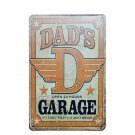 DAD""S Garage Vintage Metal Tin Signs Decoration Plates Wall Painting Art Poster 