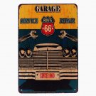 Route 66 Garage Vintage Metal Tin Signs Motorcycle Plaques Bar Pub Club Wall Sti