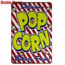 POP CORN Vintage Metal Tin Signs Bar Pub Cafe Home Decor Iron Wall Stickers Art