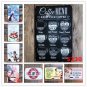 COFFEE MENU Retro Metal Tin Signs ART Poster Vintage Decorative Coffee Plates fo