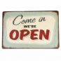 Sorry We Are Closed Letters Doorplate Vintage Tin Signs Retro Metal Plaque Tin P