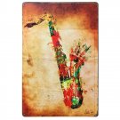Sax Vintage Metal Tin Signs Cafe Bar Pub Painting Wall Stickers Home Decor Plaqu