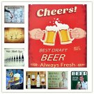 BEER All A Man Needs Vintage Metal Tin Signs Home Cafe Beer Pub Club Bar Decor P
