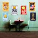 KEEP CALM And KEEP SMILING Retro Tin Signs Cafe Home Decor Vintage ART Poster Me
