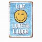 SMILE IF YOU LIKE ME Vintage Tin Signs Bar Pub Cafe Home Wall Decor Retro Metal