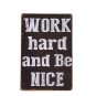Life Is What Happens While Making Plans Vintage Metal Signs Tin Plate Wall Decor