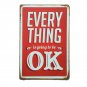 2017 New Home Decor Happy Means Art Words Metal Sign Wall Plate For Cafe Bar Roo