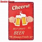 Cheers Best Price Vintage Metal Tin Signs Bar Pub Cafe Home Decor Beer Wall Stic